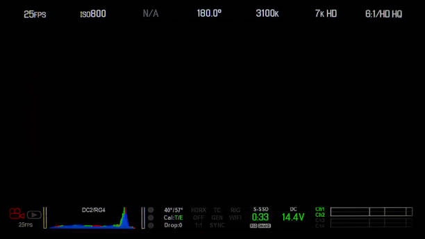 istock Recording monitor screen 678644932