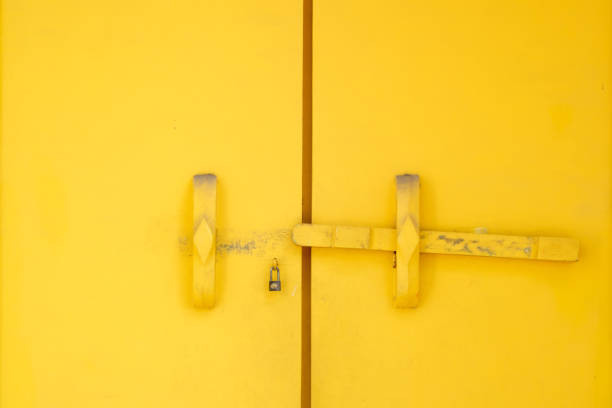 istock yellow vintage door 678646426