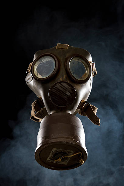 istock High Angle View Of Gas Mask On Table 678651245