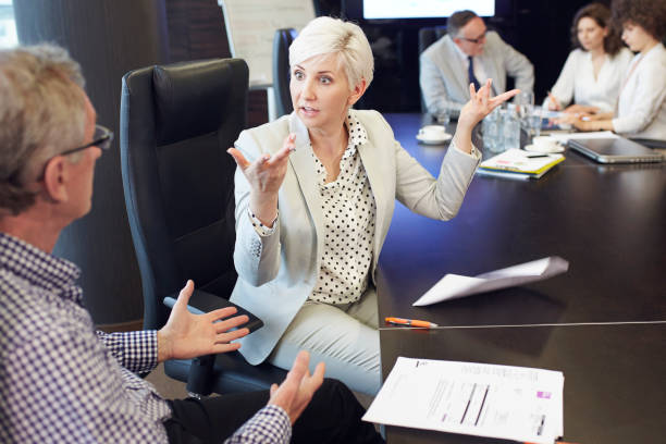 istock Business couple having another dispute 678651346