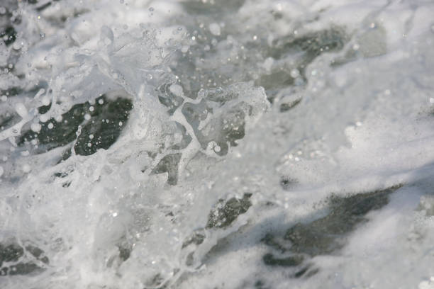 istock Ocean wave angle view of Rippled Water, Blur background 678652742