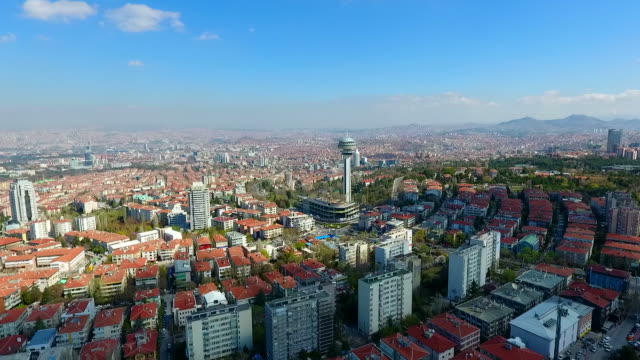 Aerial Shot Ankara The Capital Of Turkey