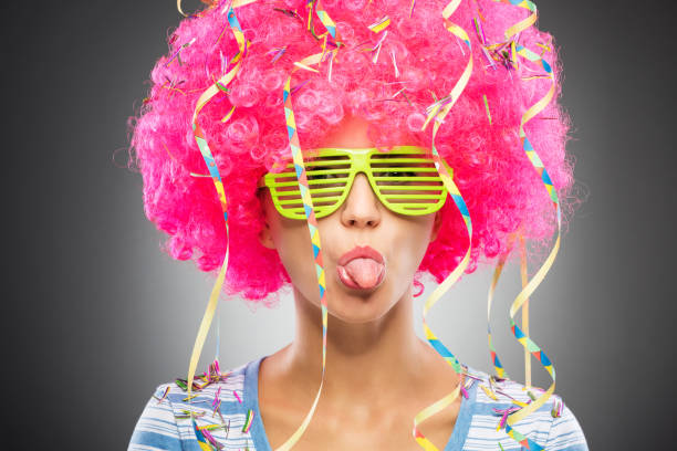 istock Colorful party woman 678737924