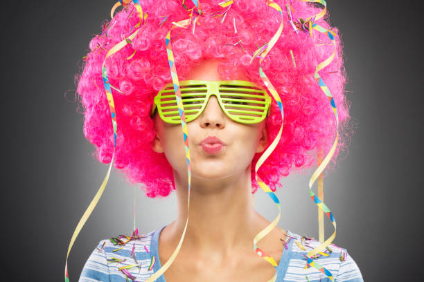 istock Colorful party woman 678738214
