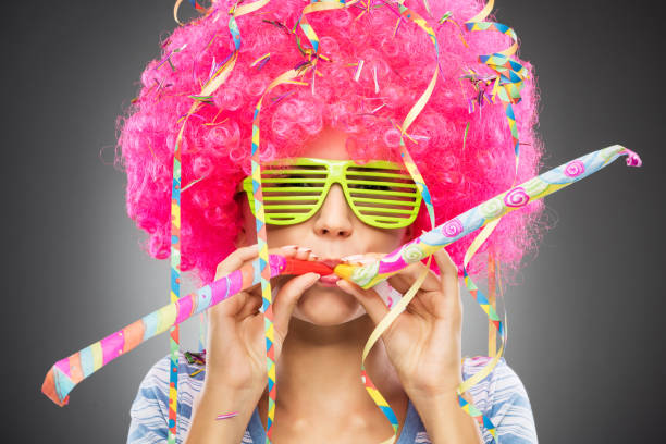 istock Colorful party woman 678738862