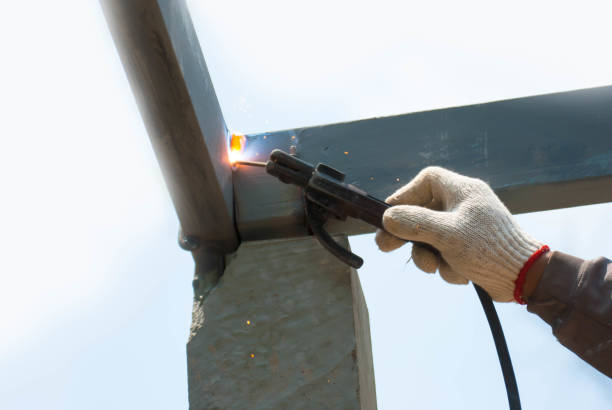 istock Workers are welding steel 678753272