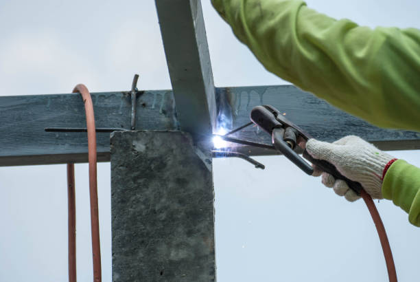 istock Workers are welding steel 678753284
