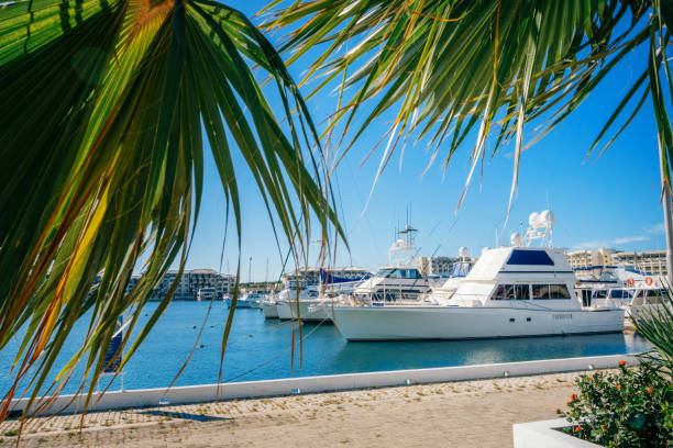 Kash, Turkey. - August 2, 2024: Port of Kas, Turkey. Yachts in the parking lot