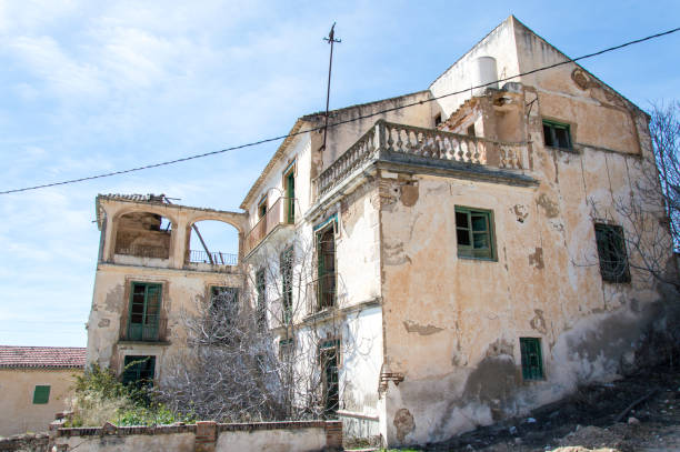 istock Old abandoned house, left and broken. Captured in Andalusia, Spain - Stock image 678775422