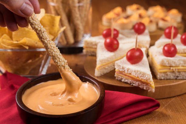 istock Game Day Snacks / Table with sandwiches and snacks 678781274