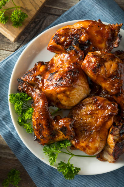 istock Homemade Spicy Barbecue BBQ Chicken 678831174