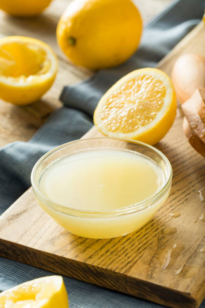istock Raw Organic Yellow Lemon Juice 678834734