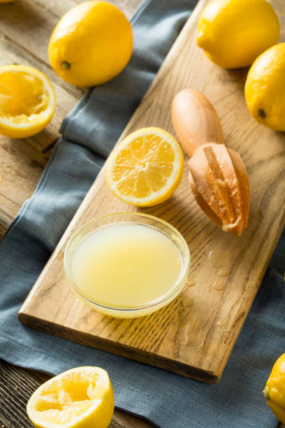 istock Raw Organic Yellow Lemon Juice 678836078