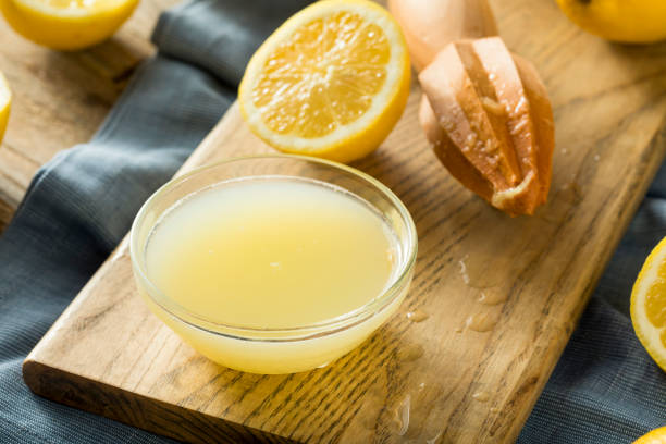 istock Raw Organic Yellow Lemon Juice 678836884