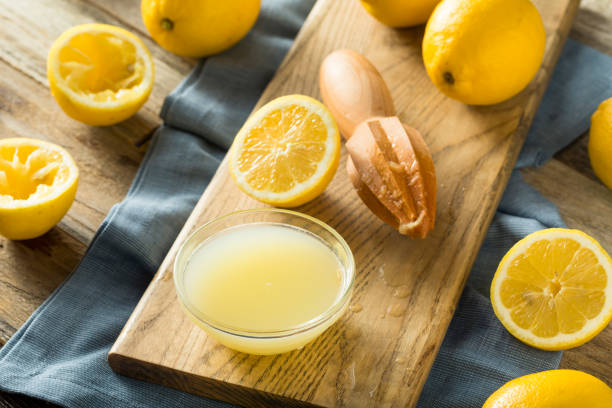 istock Raw Organic Yellow Lemon Juice 678837542