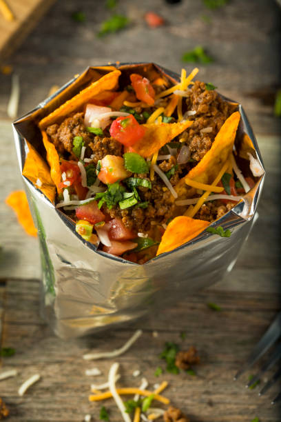 istock Homemade Beef Taco in a Bag 678839776