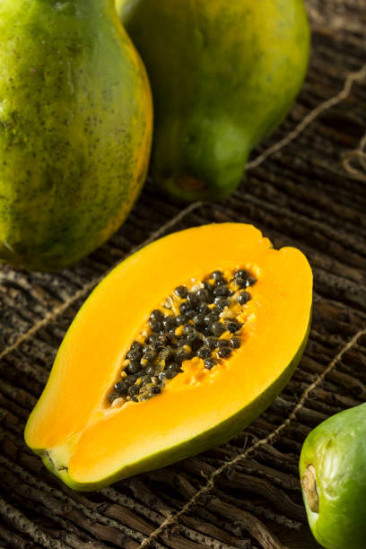 istock Raw Organic Green Hawaiian Papaya 678839956