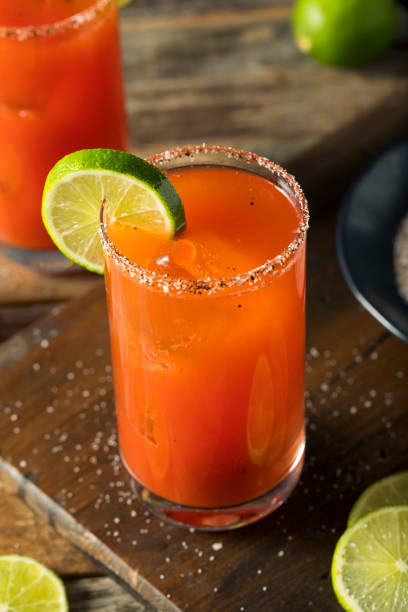 istock Homemade Michelada with Beer and Tomato Juice 678840204