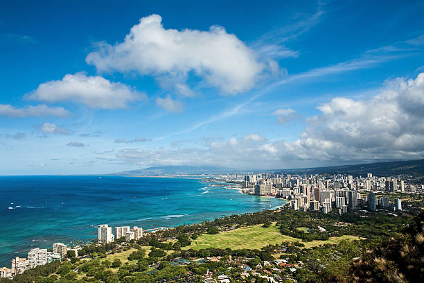 istock View of Honolulu from Diamond Head 678841575