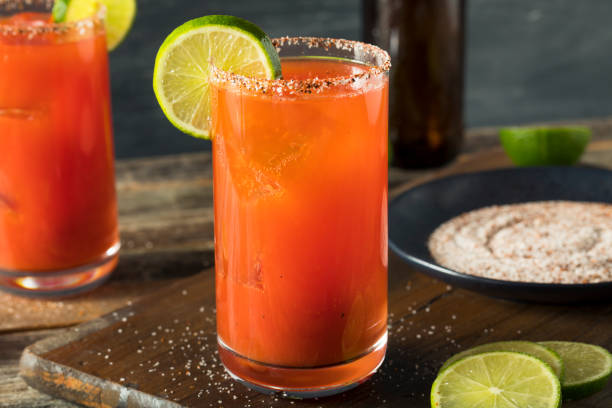 istock Homemade Michelada with Beer and Tomato Juice 678842720