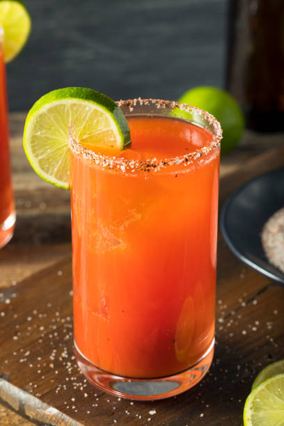 istock Homemade Michelada with Beer and Tomato Juice 678847156