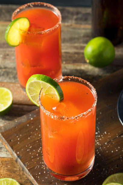 istock Homemade Michelada with Beer and Tomato Juice 678848590