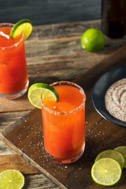 istock Homemade Michelada with Beer and Tomato Juice 678850700