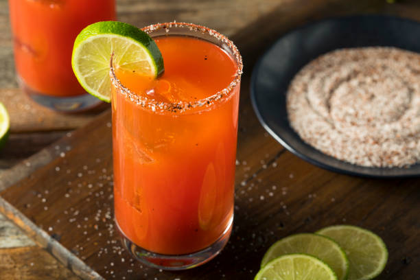 istock Homemade Michelada with Beer and Tomato Juice 678851148