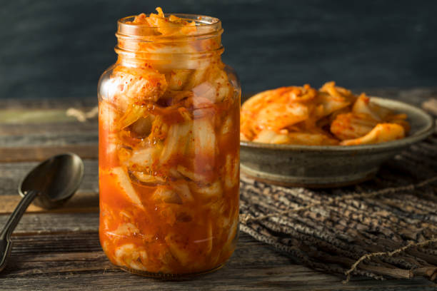 istock Homemade Spicy Fermented Korean Kimchi 678851256