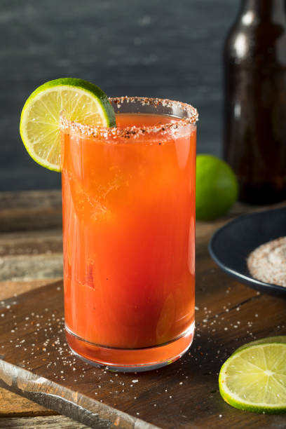 istock Homemade Michelada with Beer and Tomato Juice 678852286