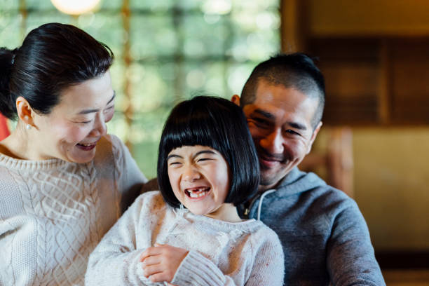 istock Japanese family have fun together 678853080