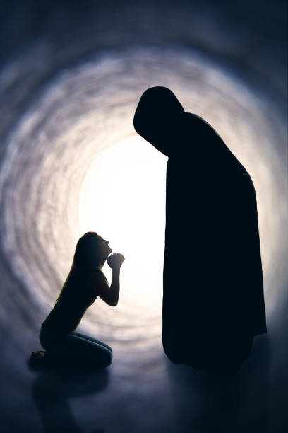 istock Woman Pleading With Death 678853172