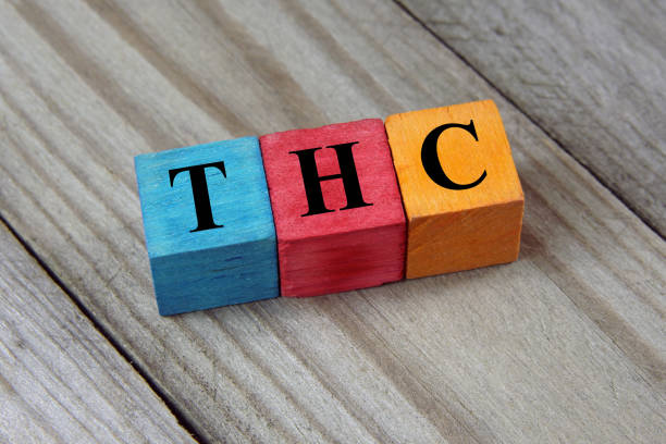 istock THC symbol on colorful wooden cubes 678853628