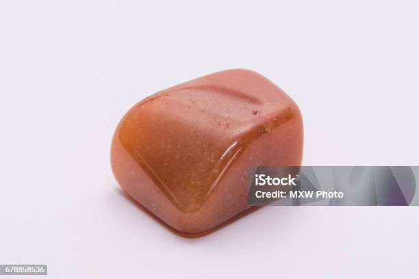 Orange Gemstone Gem Jewel Mineral Precious Shiny Stock Photo - Download Image Now - Amazonite, Amethyst, Black Color