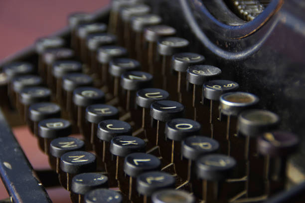 istock vintage keyboard of writing machine 678860150