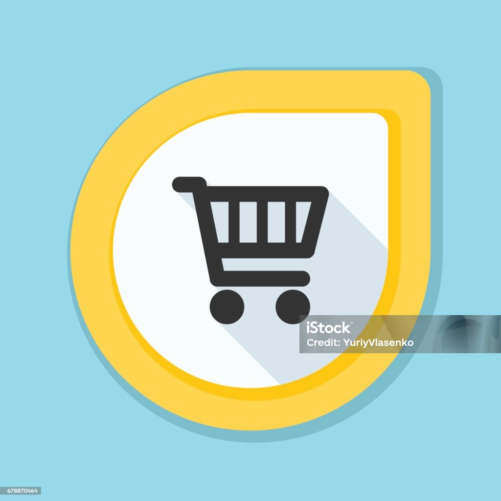 Cart Button Simple Shopping Cart Button Illustration Stock Illustration - Download Image ...