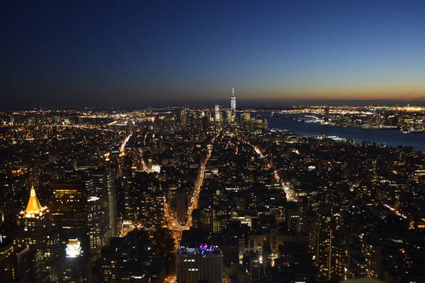 istock A Night View of Lower Manhattan from Empire State Building 678879330
