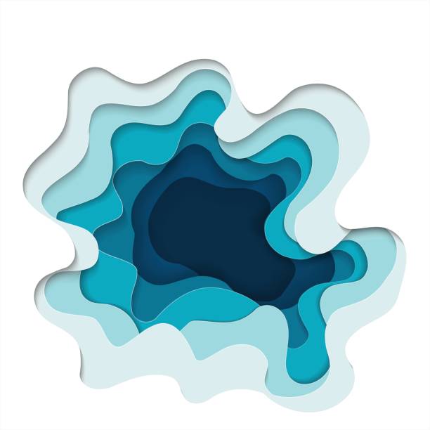 istock Abstract elements of paper art concept, vector art and illustration. 678920208