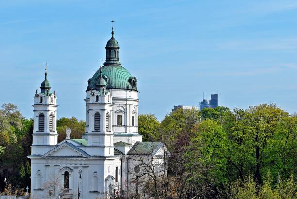 istock Panoramic aerial view of Warsaw. 678921658