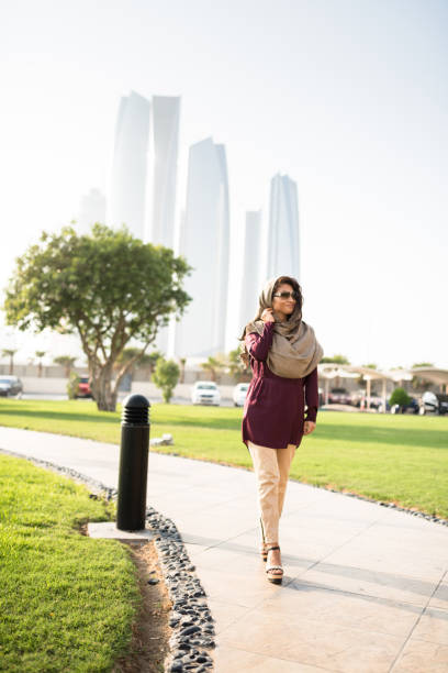 istock tourist relaxing in abu dhabi 678936544