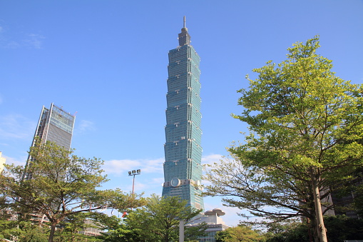 Taipei 101, high rise building in Taipei, Taiwan