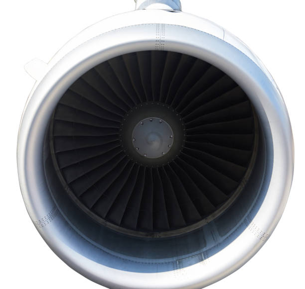 istock Isolated airplane turbine 679031540