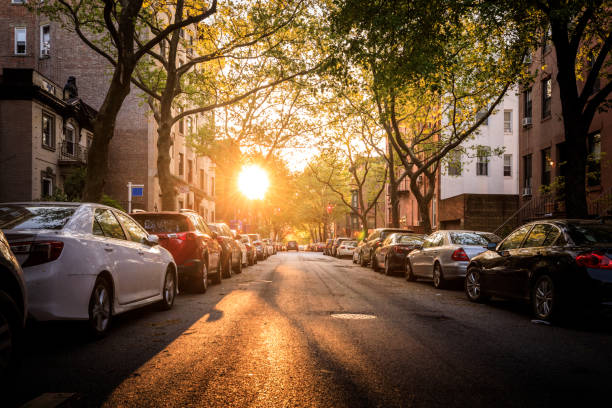 Brooklyn Street in the Evening