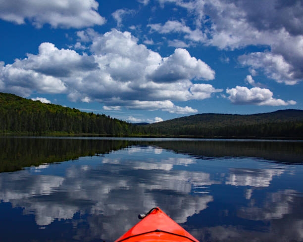 istock Kayaking on Little Diamond Pond NH, USA 679057402