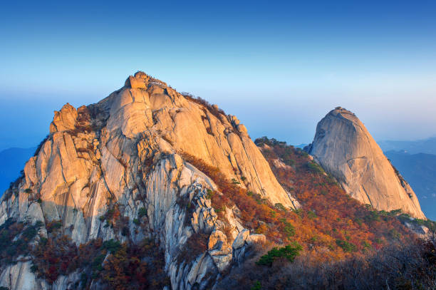 istock Bukhansan mountains in autumn, Seoul. 679099000