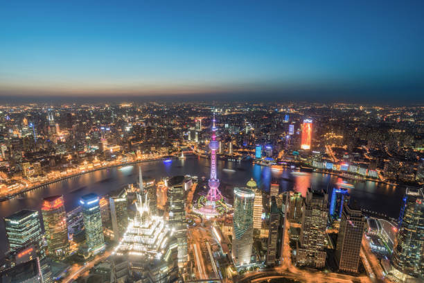 istock Shanghai city skyline 679112286