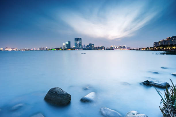 Jinji Lake, located in Suzhou Industrial Park.