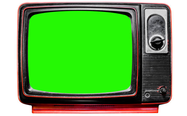 istock Vintage TV Screen Clipping path 679155782