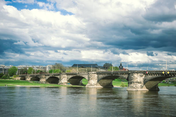 istock old bridge over the Elbe river, Dresden, Eastern Germany 679182672