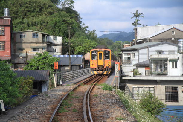 istock train on Pingxi line in Taiwan 679199764